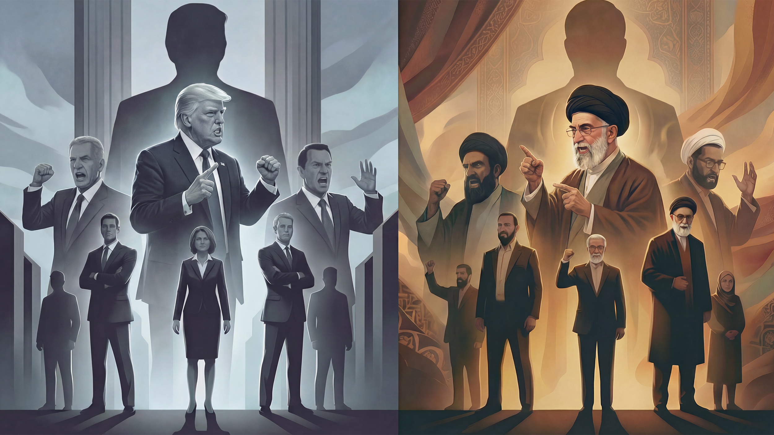 إستراتيجيات بناء الذات والآخر في الخطاب الأميركي والإيراني خلال الحرب (فبراير-مارس 2026)