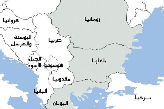 خريطة دول اوروبا