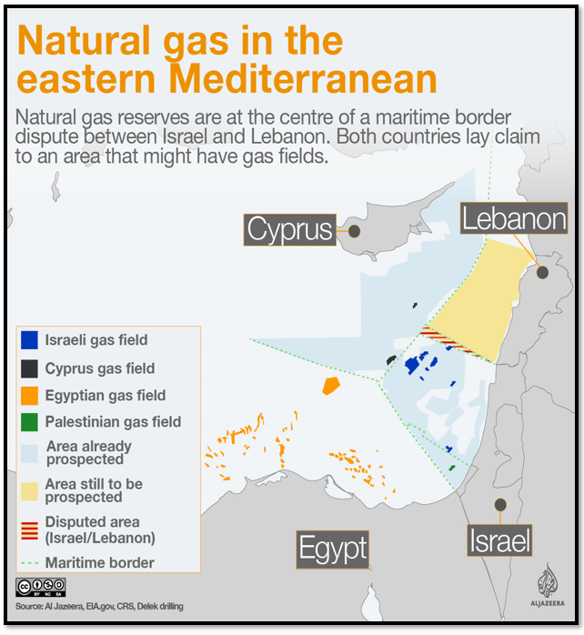 Gas resources in eastern Mediterranean [Aljazeera]