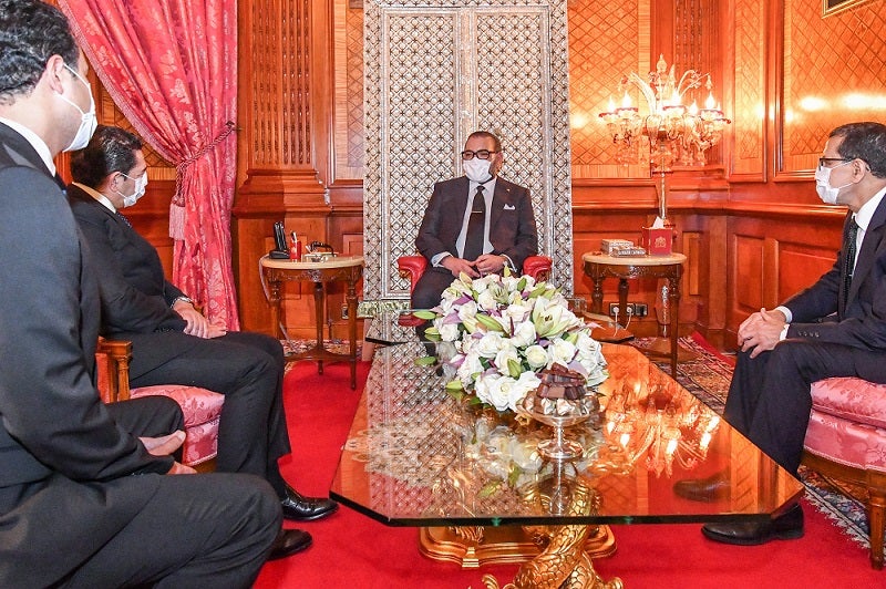 King Mohamed meets with some of his ministers (MAP)