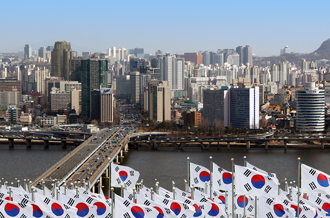 الجنوبية كوريا خريطة كوريا